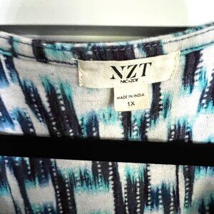 NWT Size 1x Blue Midi Dress